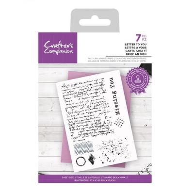 Crafter's Companion Clear Stamps - Letter To You